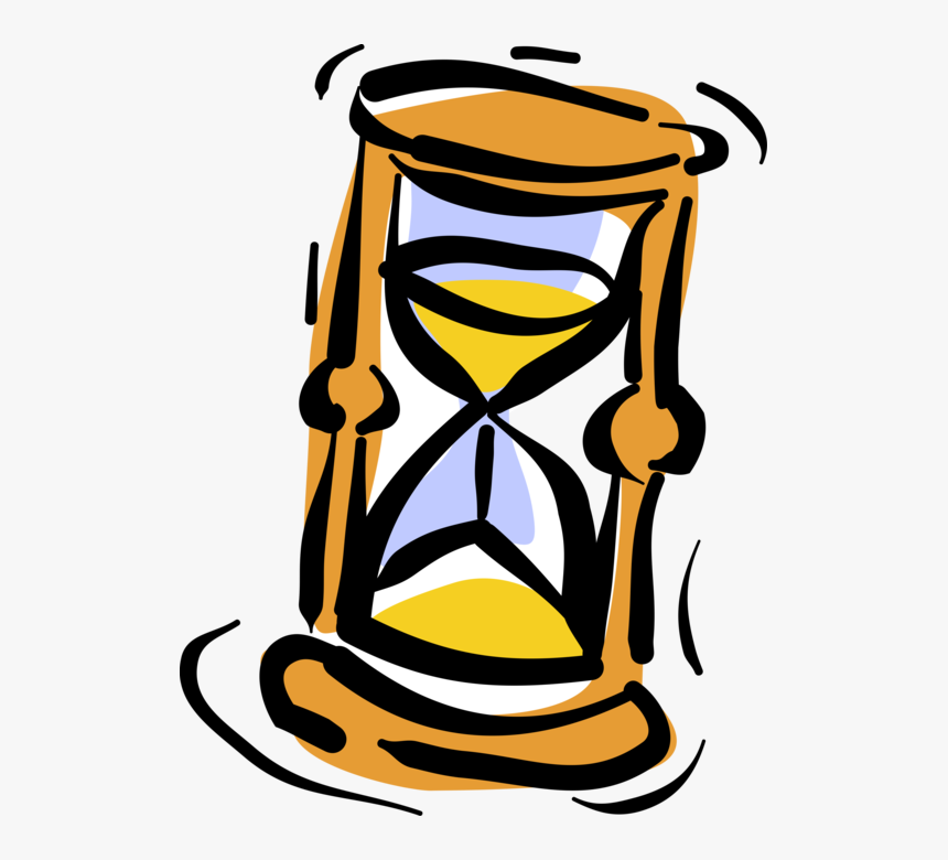 Vector Illustration Of Hourglass Or Sandglass, Sand - Sanduhr Clipart, HD Png Download, Free Download