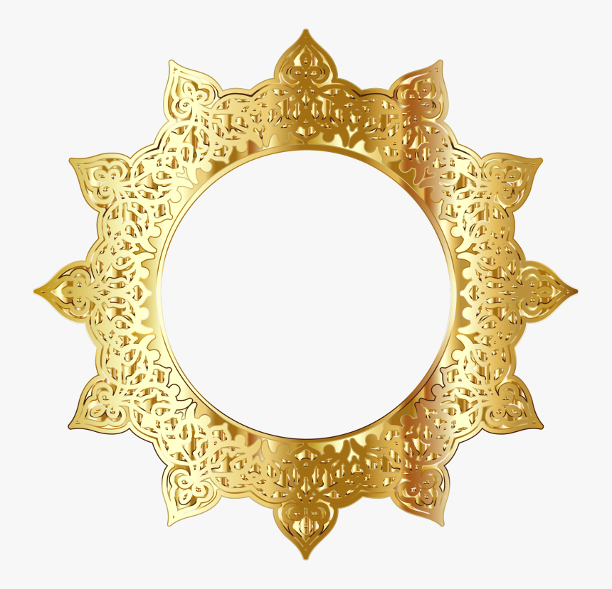 Gold Circle Design Png Transparent Png Kindpng