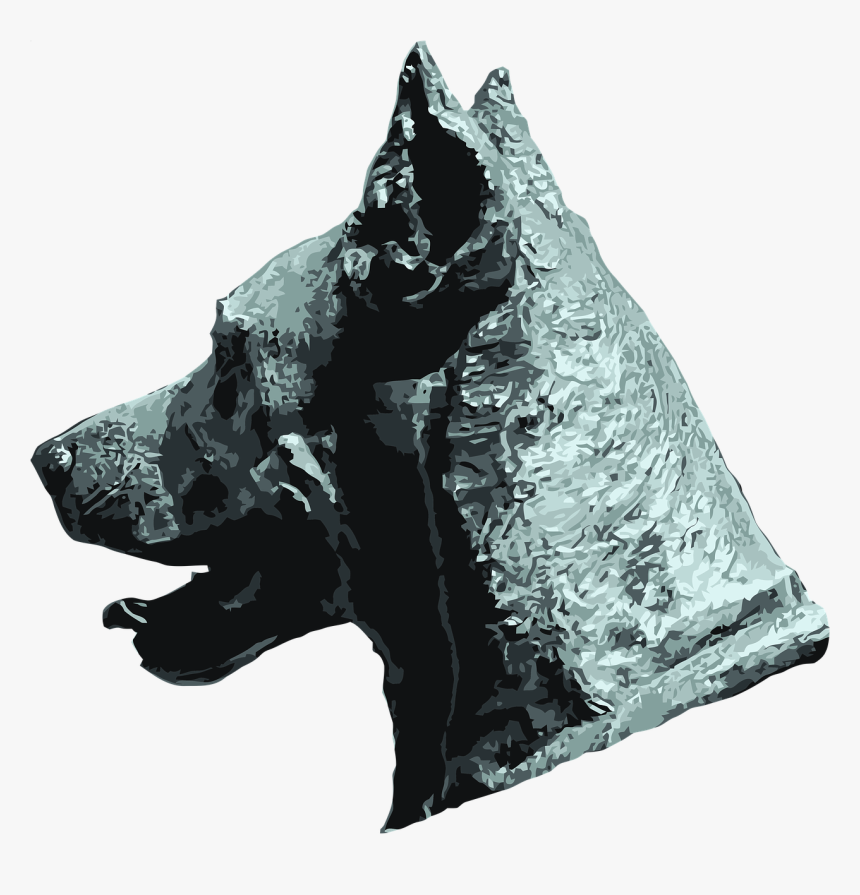 Dog Dog Statue Bust - Great Dane, HD Png Download, Free Download