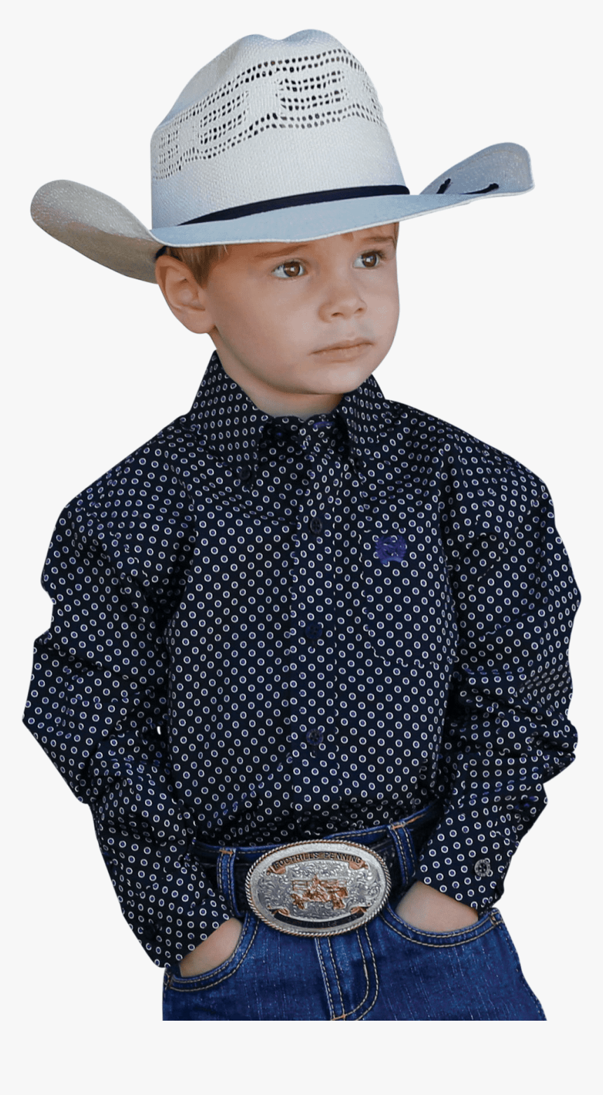 Cinch® Infant L/s Black/blue Print Button Down Shirt"
 - Cinch Black And Purple Shirt, HD Png Download, Free Download