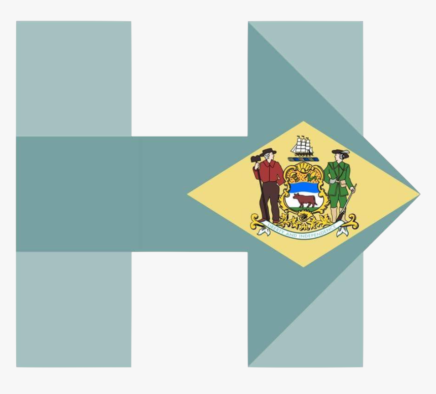 Hillary For Delaware - Flag Of Delaware, HD Png Download, Free Download