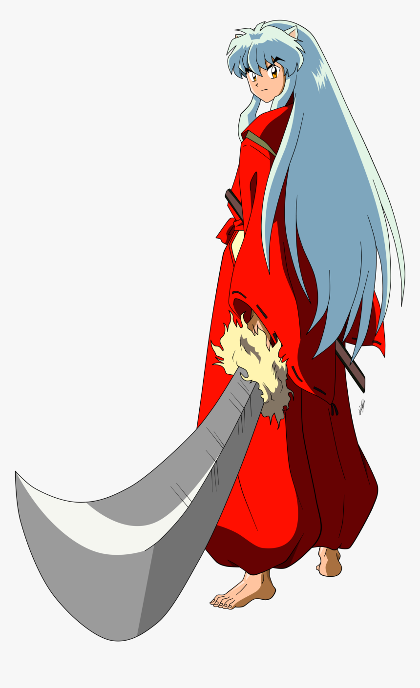 Inuyasha Sword Superhero Workout, Kagome And Inuyasha, - Inuyasha Png, Transparent Png, Free Download