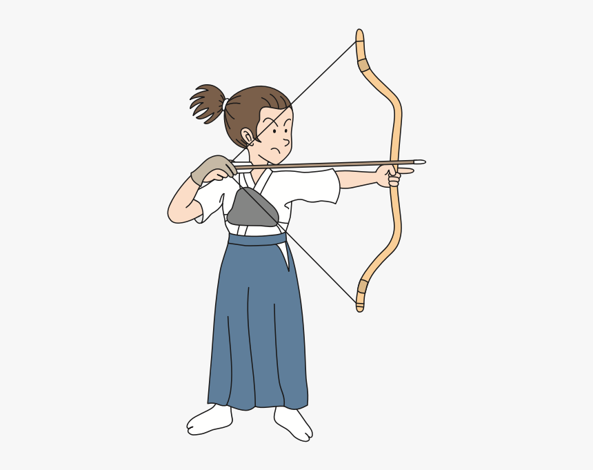 Female Archer Image - Clipart Archery, HD Png Download, Free Download