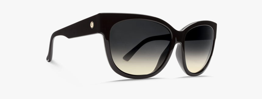 Electric Danger Cat Womens Gloss Black Grey Sunglasses - Plastic, HD Png Download, Free Download