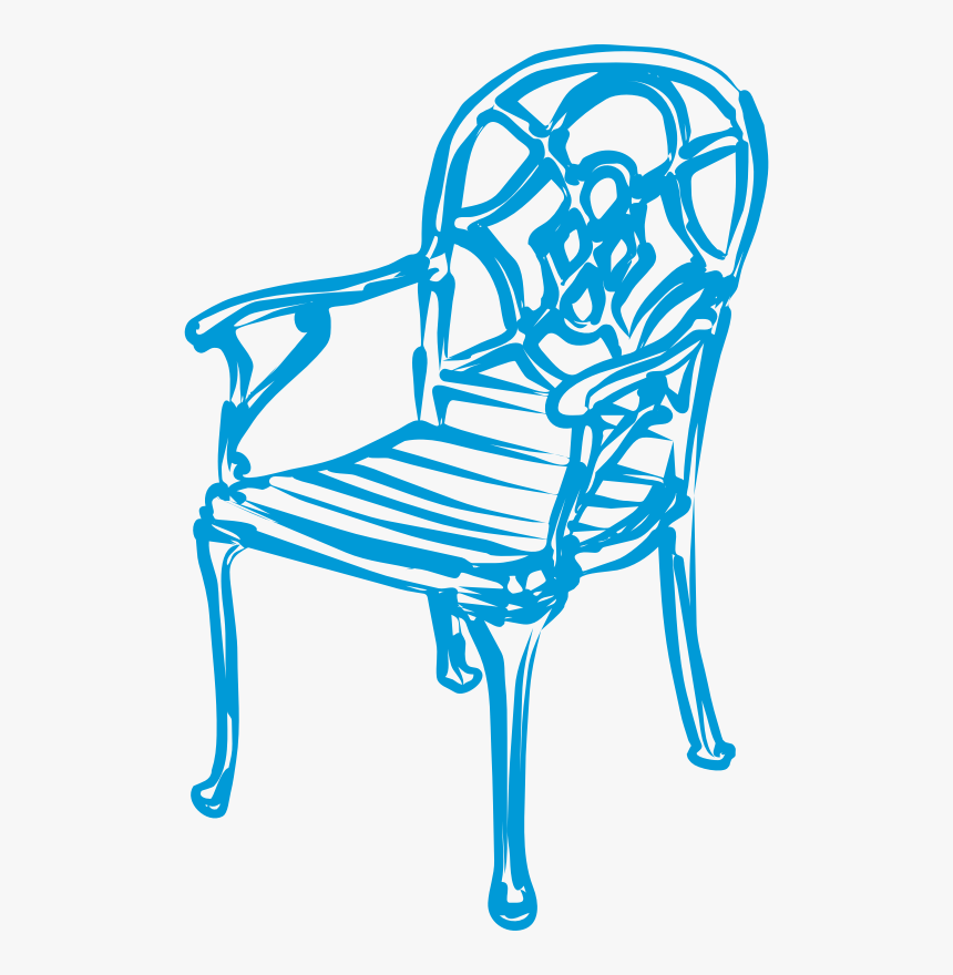 Blue Chair Clip Art, HD Png Download, Free Download