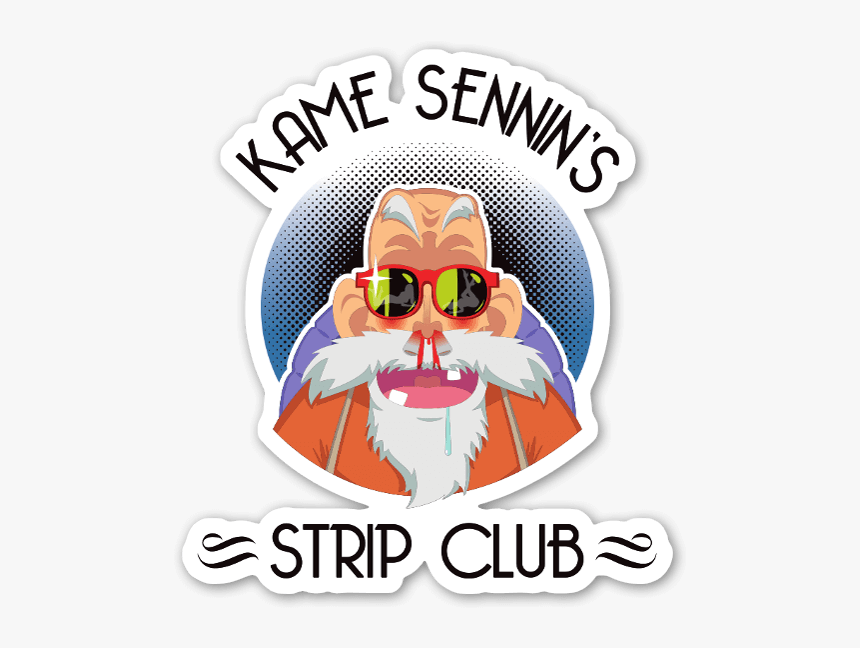 Kame Sennin"s Strip Club Sticker - Cigköftem, HD Png Download, Free Download