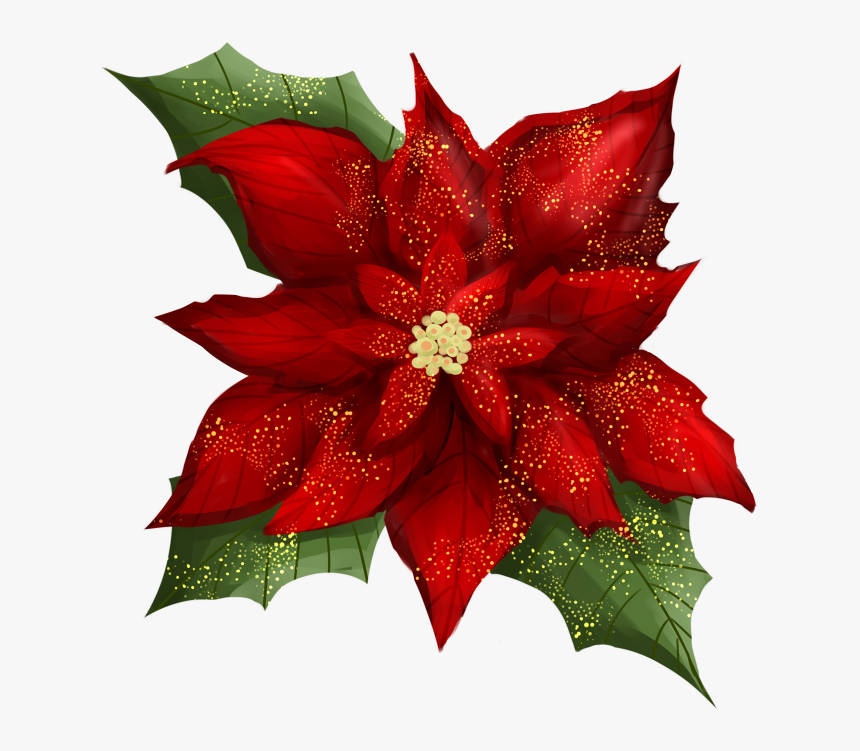 Poinsettia Corner Png - Corner Poinsettia Transparent, Png Download, Free Download