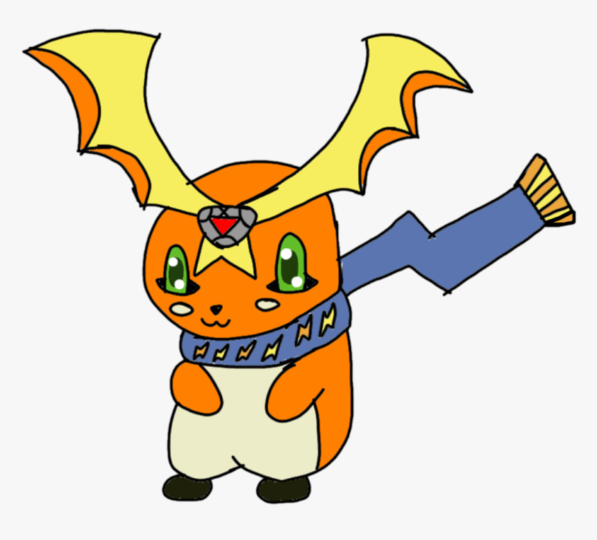 Patamon X Prototype Fanart - Patamon X, HD Png Download, Free Download