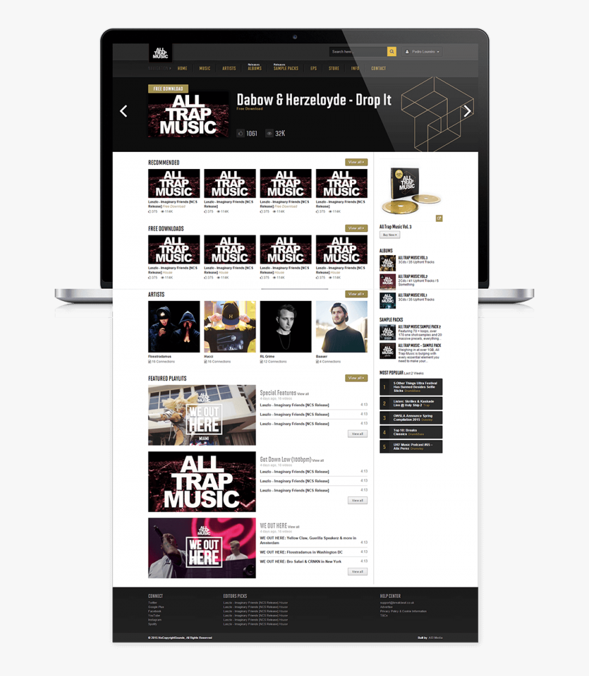 All Trap Music Vol - Online Advertising, HD Png Download, Free Download