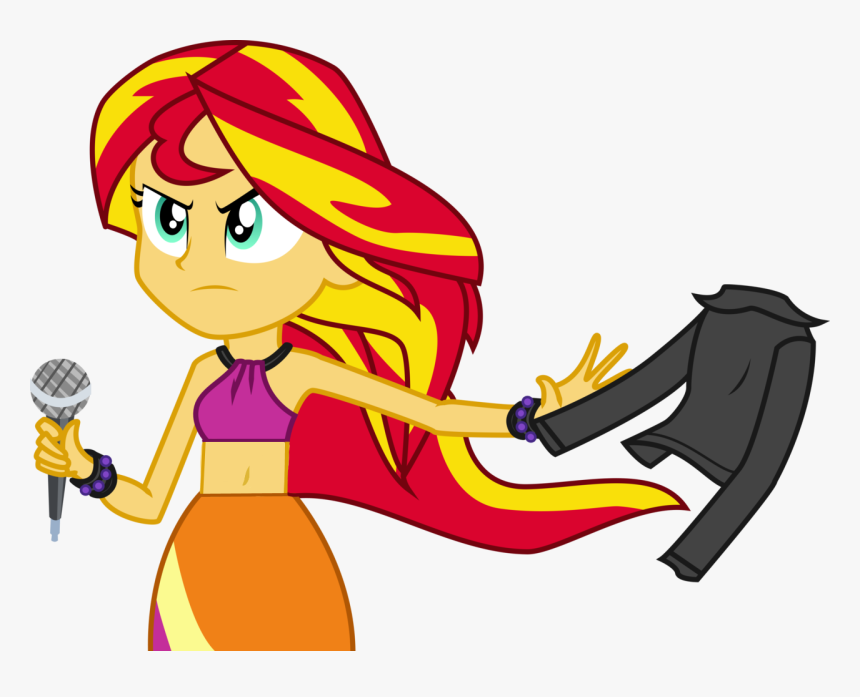 Sunset Shimmer Midriff Belly Button
