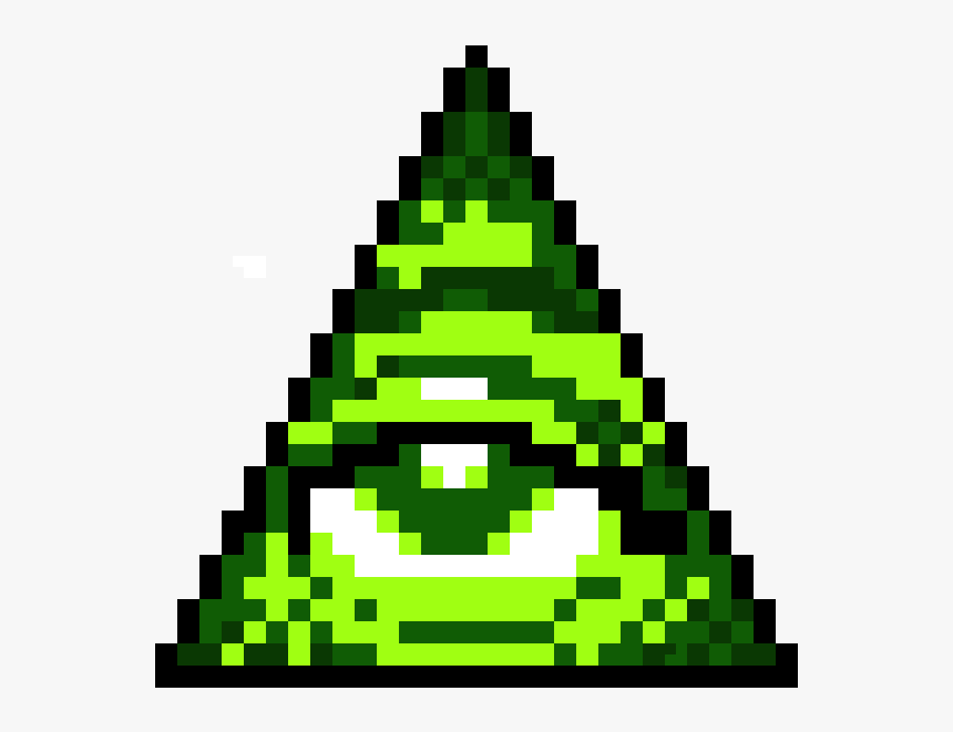 Illuminati Pixel Art, HD Png Download, Free Download