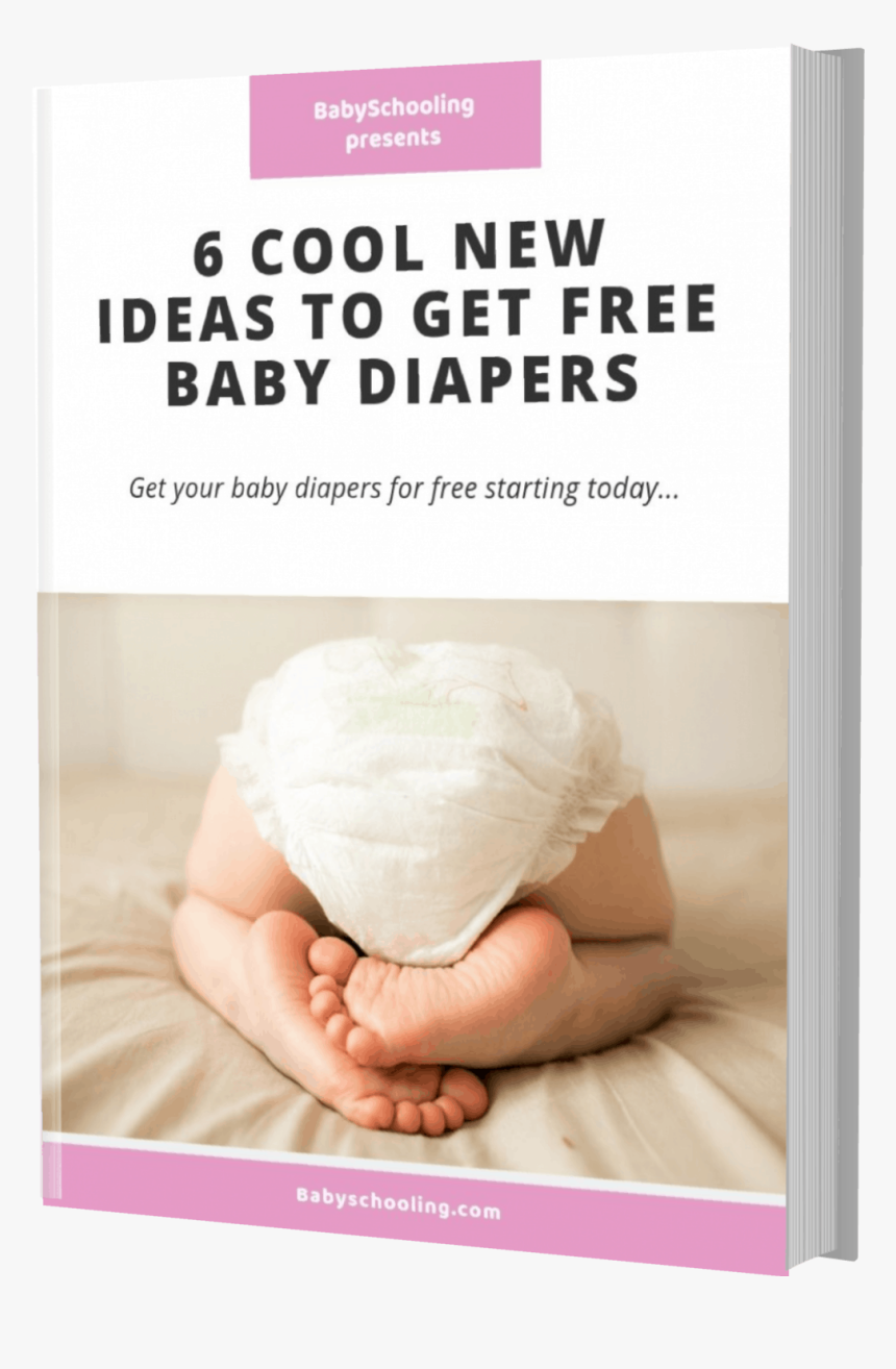 Free Baby Diapers Ebook - Baby In Nappy, HD Png Download, Free Download