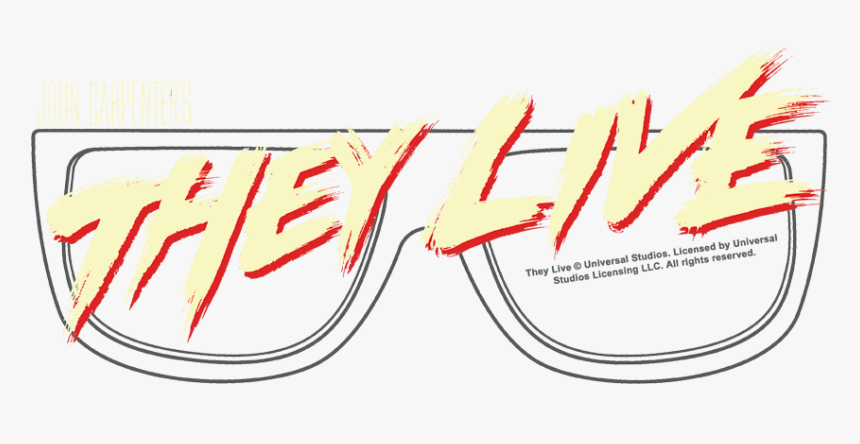 They Live Glasses Logo Juniors T Shirt - They Live Logo, HD Png Download, Free Download