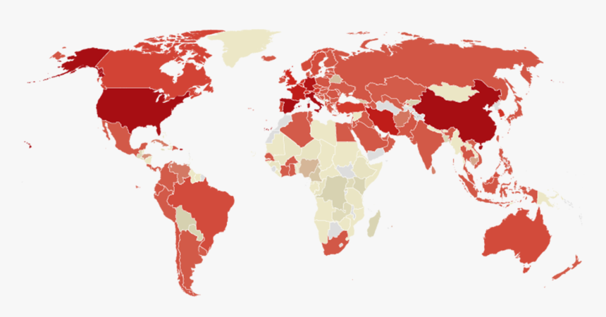 Countries Affected By Coronavirus, HD Png Download, Free Download