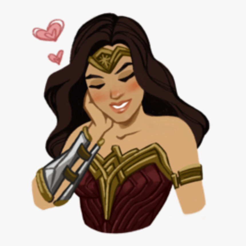 Transparent Gal Gadot Wonder Woman Png - Wonder Woman Iphone Stickers, Png Download, Free Download