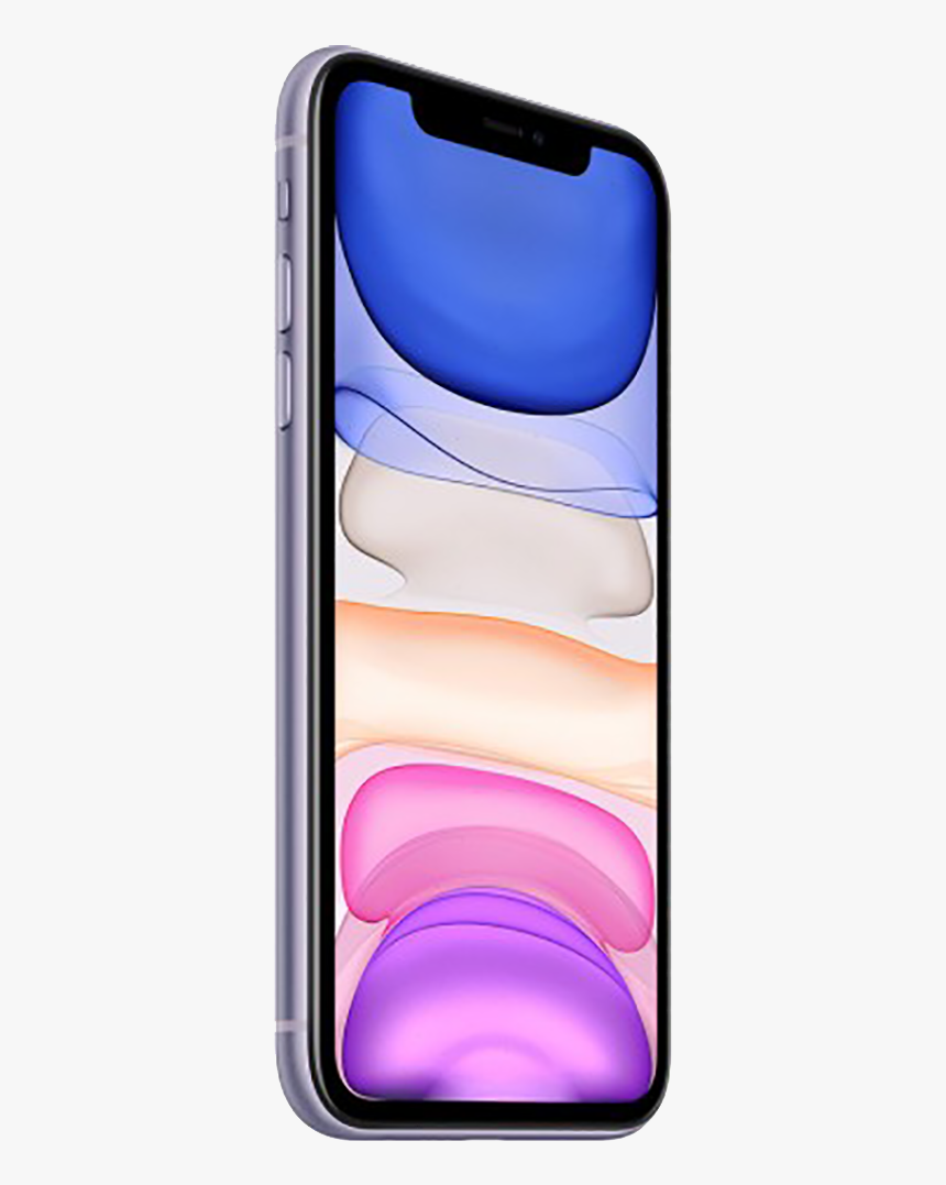 Download Apple Iphone 11 Png - Iphone 11 Purple Side View, Transparent Png - kindpng