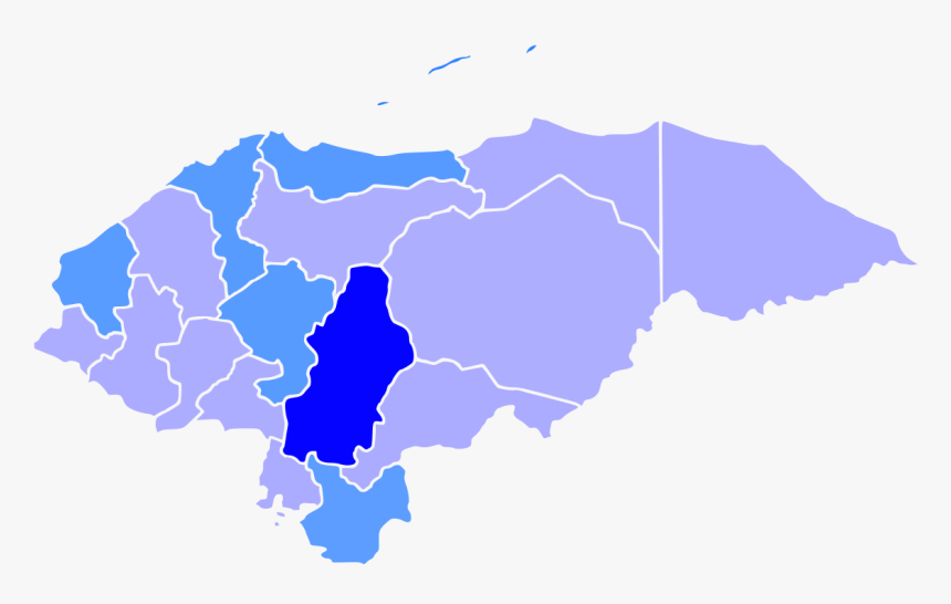 Region Map Of Honduras, HD Png Download, Free Download