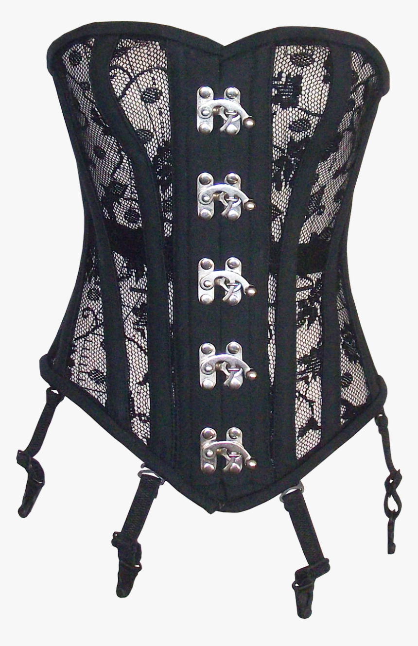 Heavy Duty Corset Top With Silver C Cup Hooks - Chair, HD Png Download, Free Download