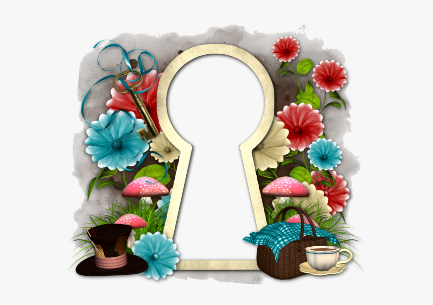 Alice Aliceinwonderland Key Door Watercolor Flower Alice In Wonderland Key Hole Hd Png Download Kindpng - button door free roblox