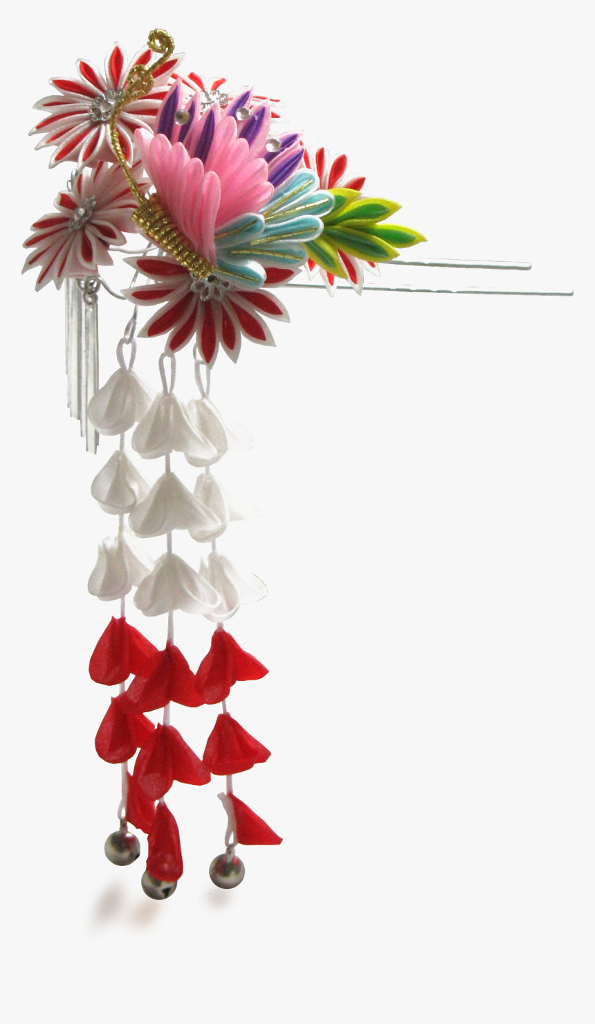 Hair Ornaments Png Download Image - Tsumami Kanzashi, Transparent Png, Free Download