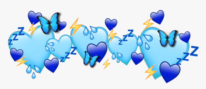 #emoji #blue #azul #rayo - Fish, HD Png Download, Free Download