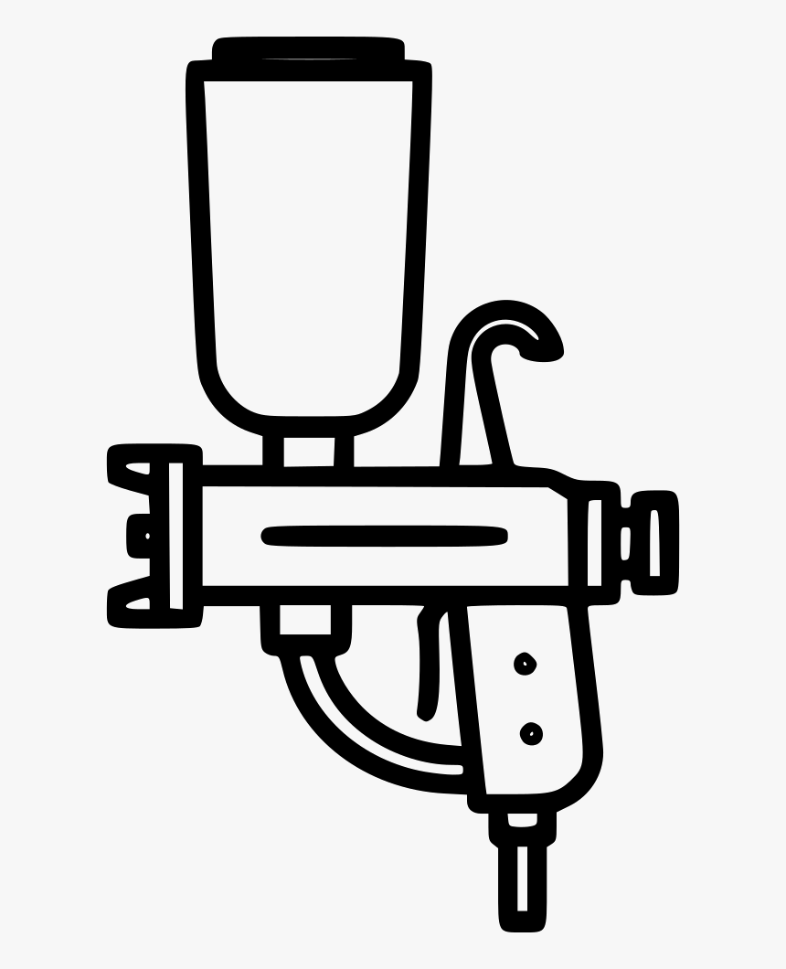 Compressed Air Pistol - Paint Gun Png, Transparent Png, Free Download