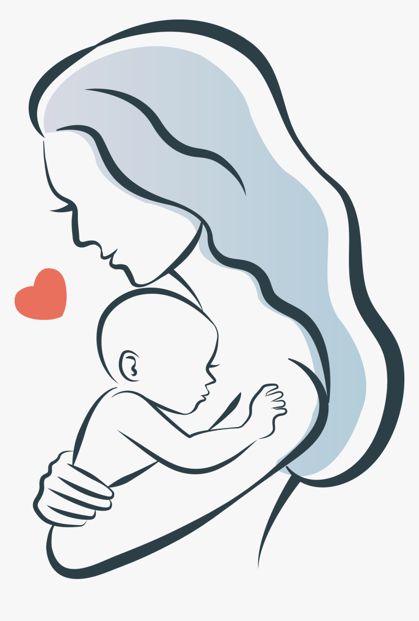 Mother Png Pic - Mother Holding Baby Clipart, Transparent Png, Free Download