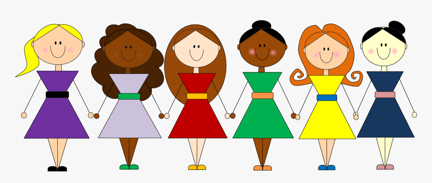 Group Of Girls Clipart, HD Png Download, Free Download