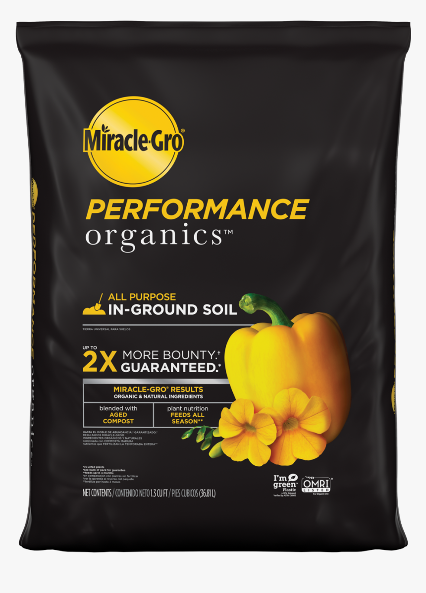 Miracle Gro Performance Organics, HD Png Download, Free Download