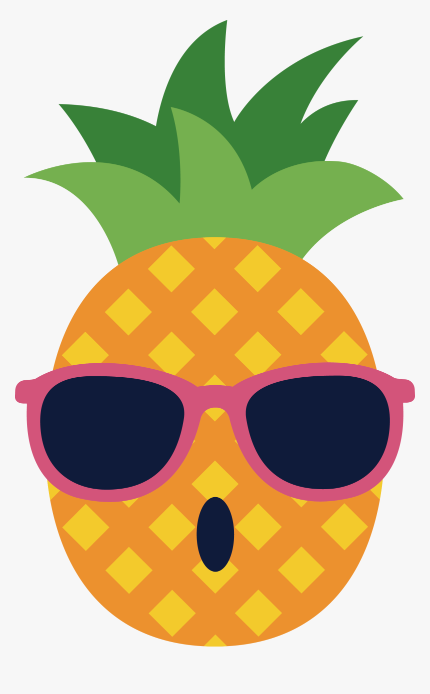 Vector Of Spectacles Glasses Pineapple Download Free - Pineapple With Sunglasses Png, Transparent Png, Free Download