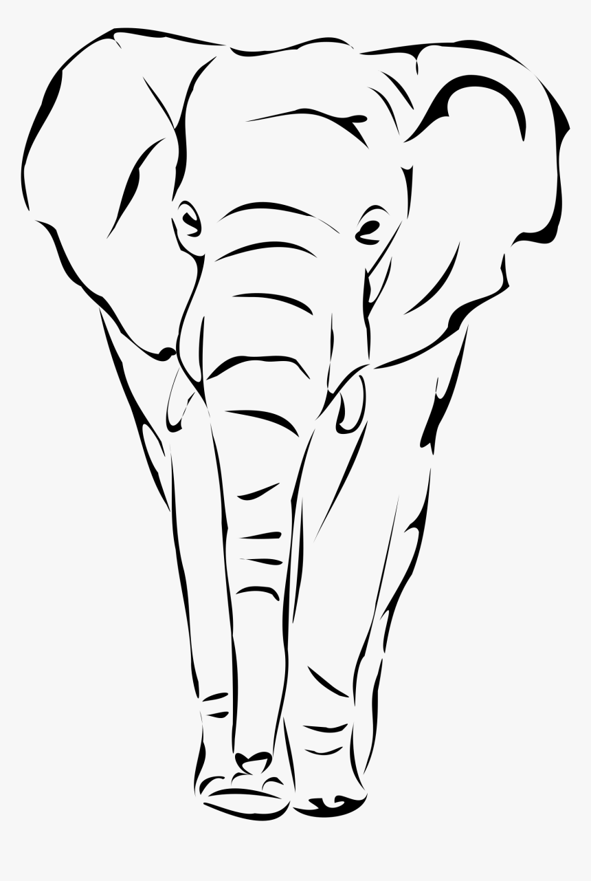 Elephant line art png images | PNGWing
