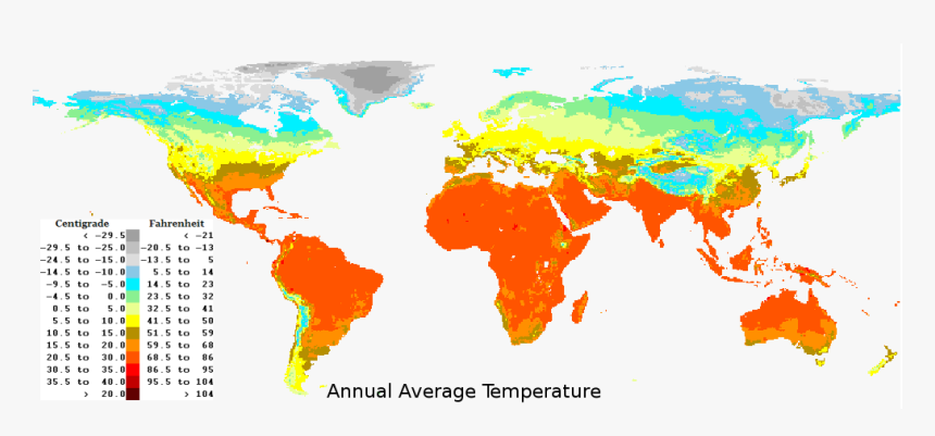 World Temperature Map - High Resolution World Map Vector Png, Transparent Png, Free Download