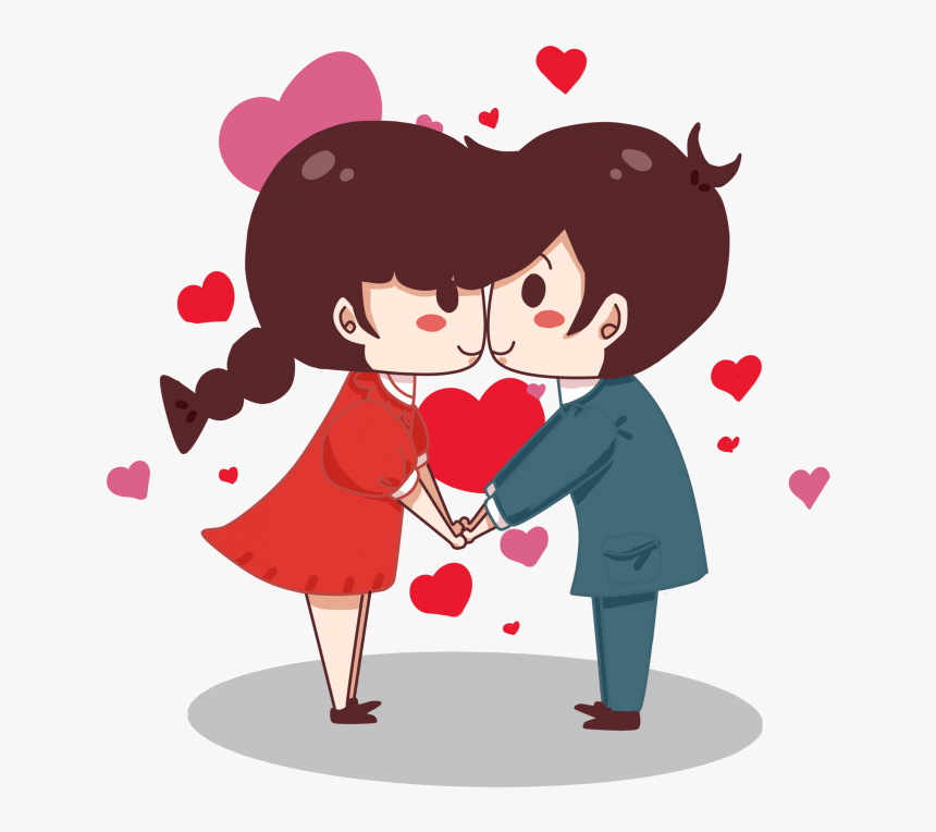 Valentine"s Day Cute Little Couple Png Image Free Download - Love Romantic Valentine Day, Transparent Png, Free Download