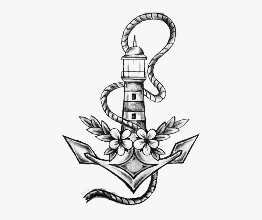 7 Shoulder Lighthouse Tattoos