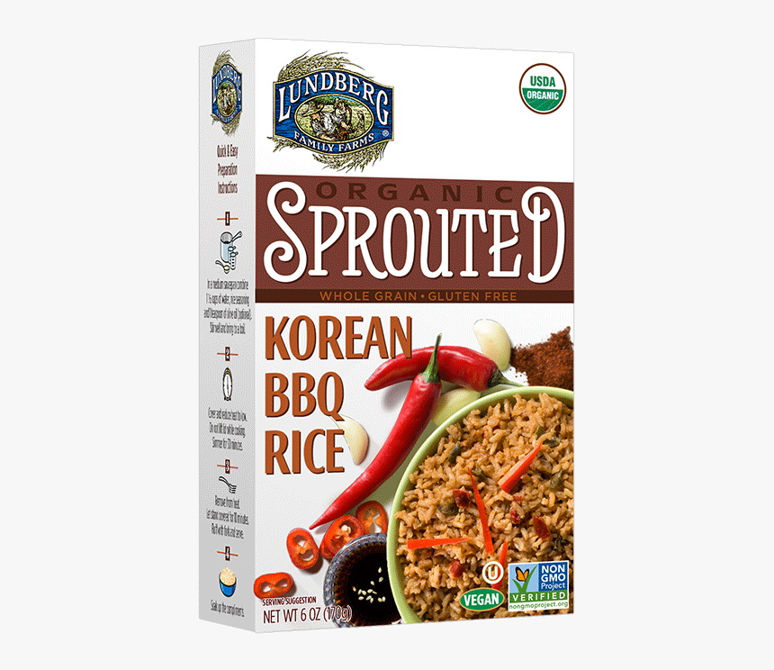 Lundberg Family Farms Sprouted Toasted Coconut Rice, HD Png Download, Free Download