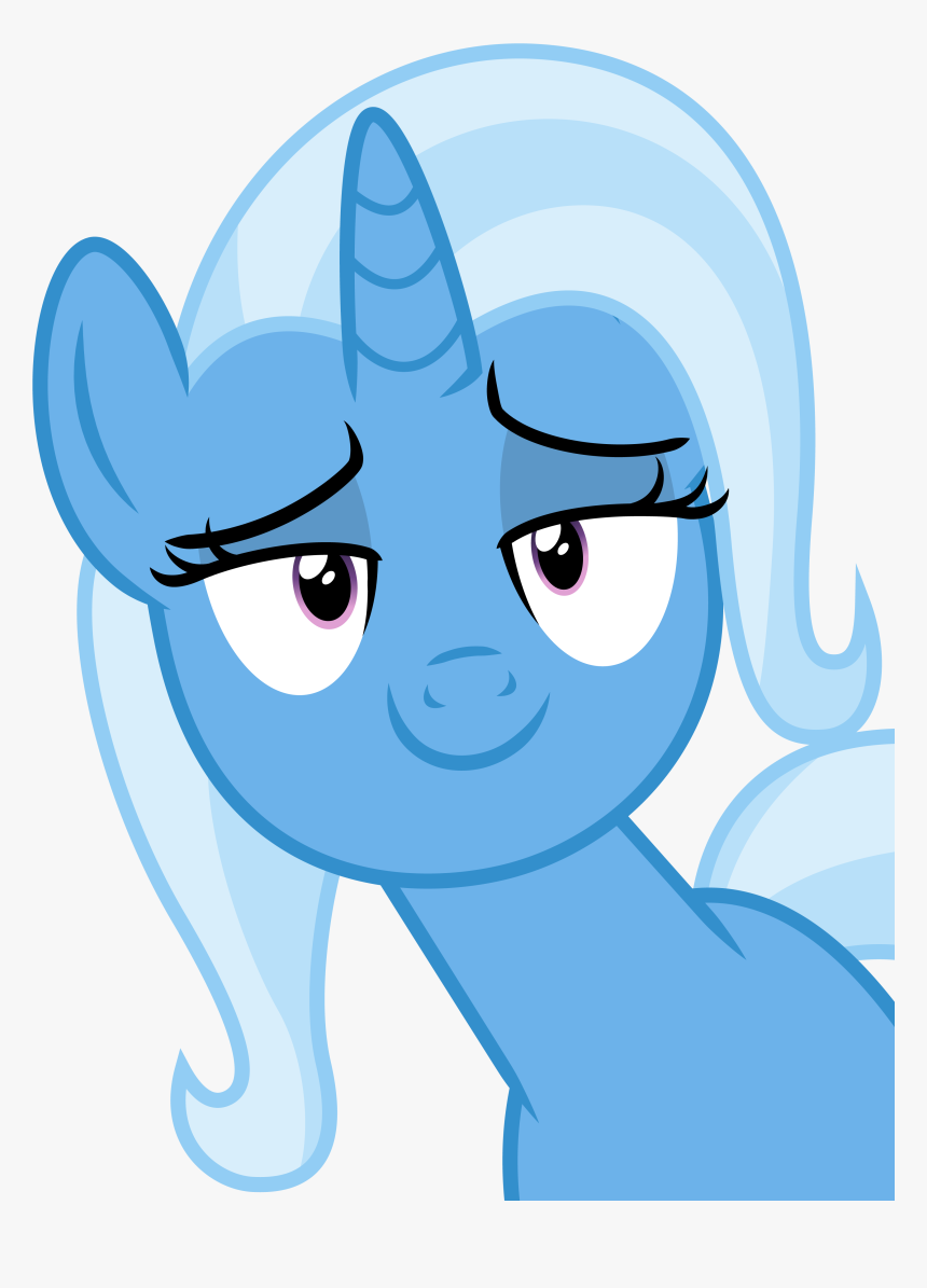 Pinkie Pie Pony Trixie Hair Blue Face Nose Facial Expression - Smug Pony, HD Png Download, Free Download