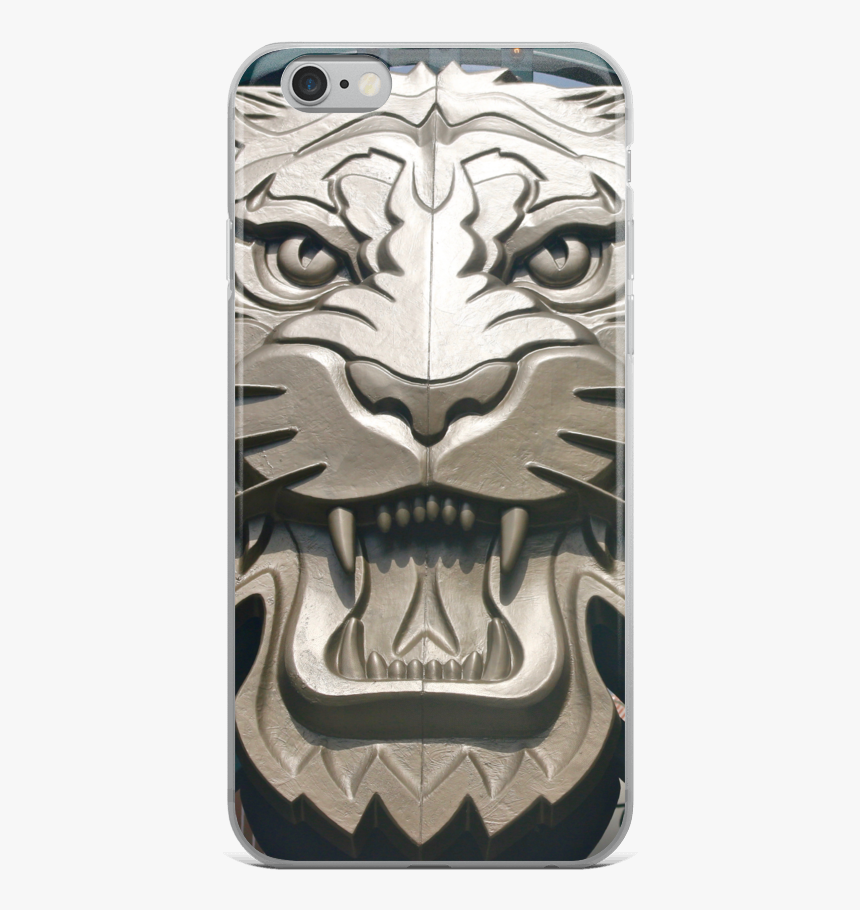 Silver Tiger Iphone Mockup Case On Phone Default Iphone - Smartphone, HD Png Download, Free Download