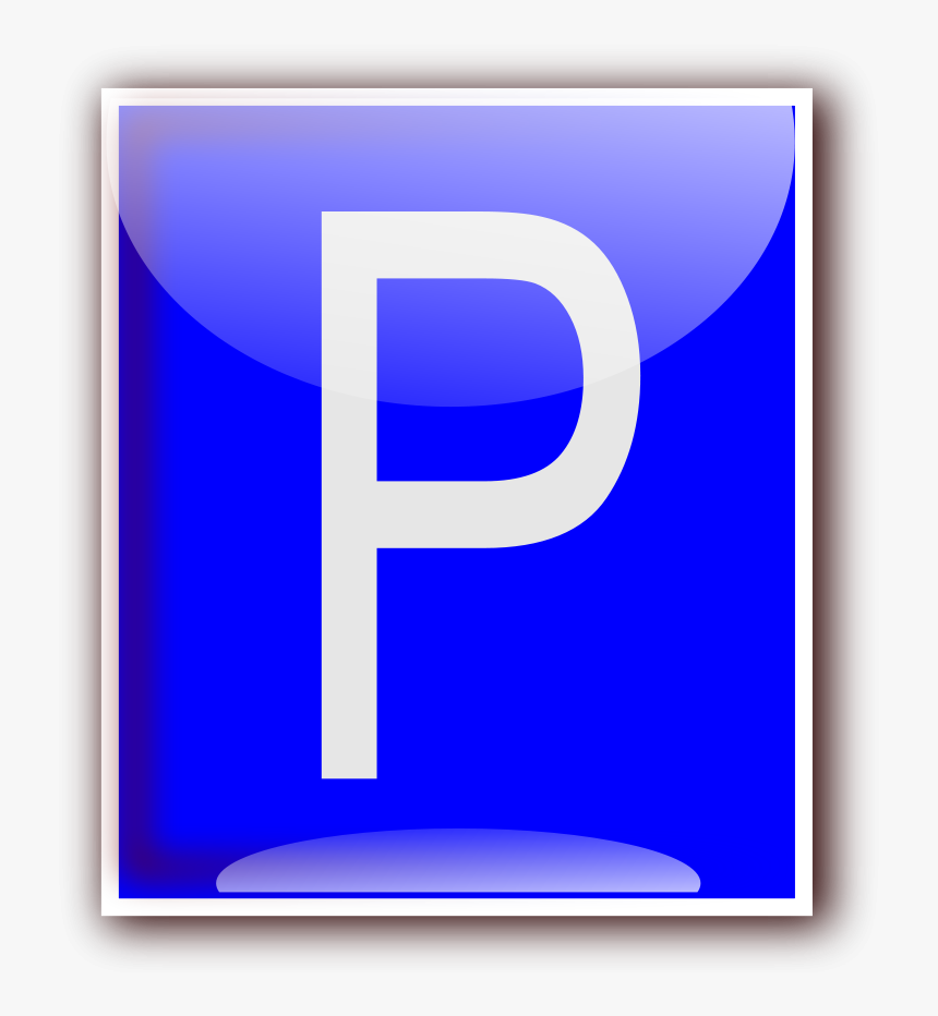 Parking Svg Clip Arts - Parking Sign, HD Png Download, Free Download