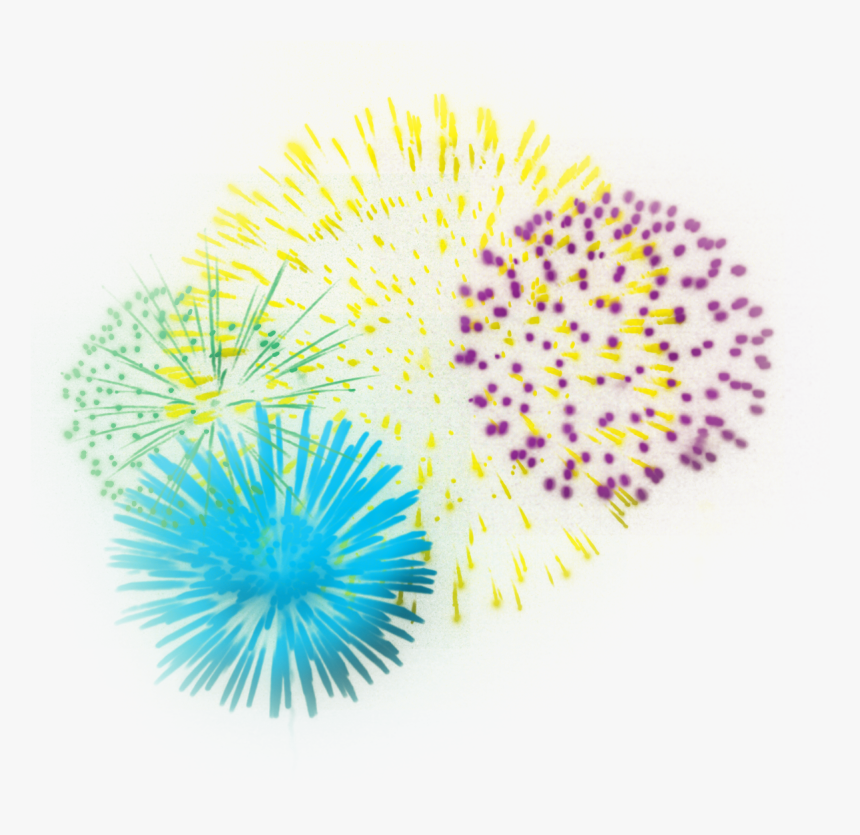 New Years Fireworks Clip Art For Kids - Fireworks Sticker Png Transparent, Png Download, Free Download