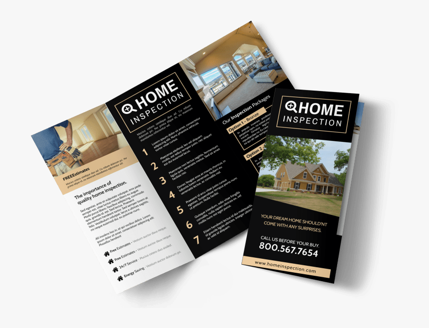 Home Inspection Brochure, HD Png Download, Free Download
