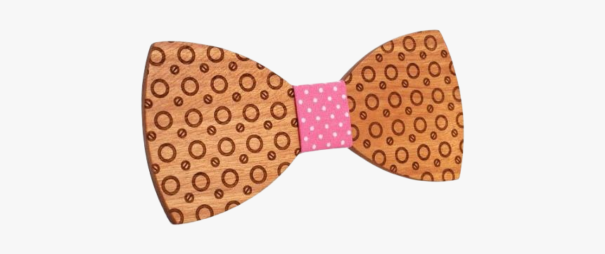 Pink Bow Tie"
 Class= - Wooden Bow Tie Pink, HD Png Download, Free Download