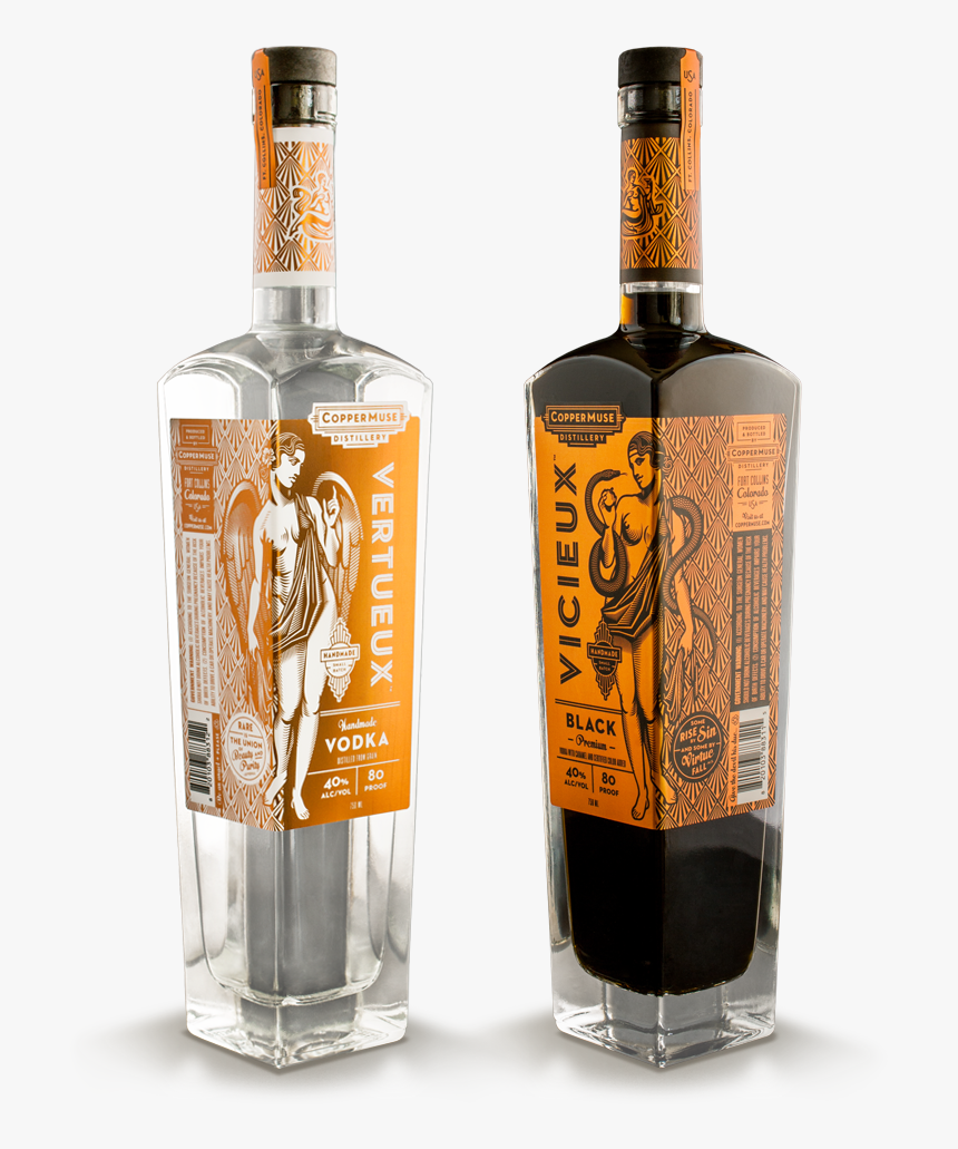 Vicieux Black Vodka, HD Png Download, Free Download