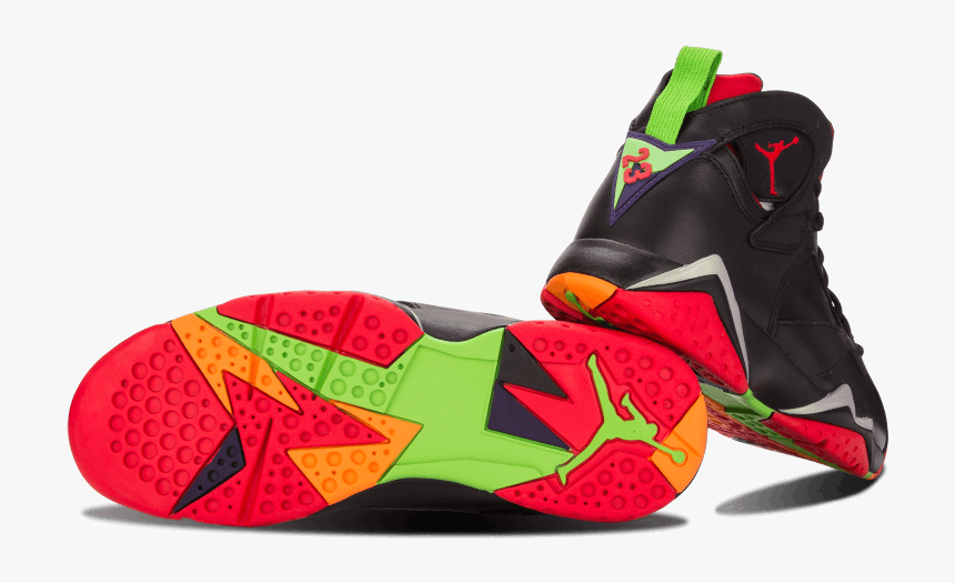 Air Jordan 7 Marvin The Martian - Jordans 7 Marvin The Martian Png, Transparent Png, Free Download