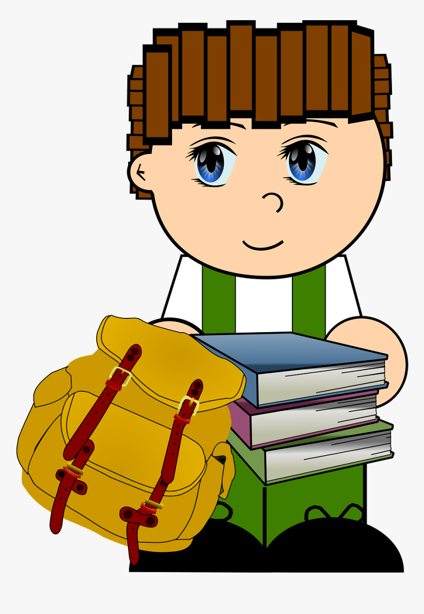 Schoolboy Clipart - School Boy Clip Art Transparent, HD Png Download, Free Download