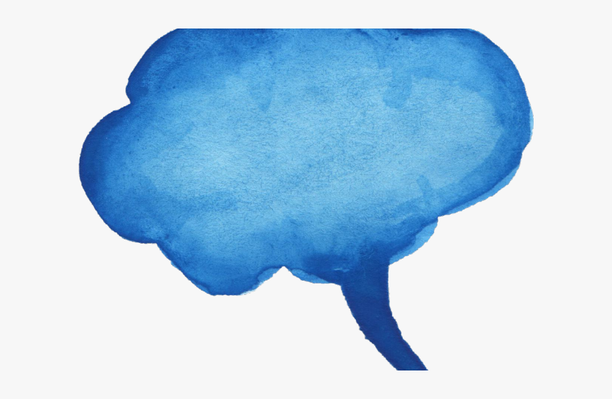 Speech Balloon Png - Watercolor Speech Bubble Png, Transparent Png, Free Download