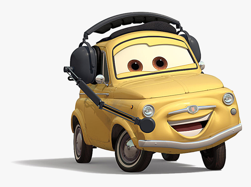 Cars 2 Cars Mater-national Championship Luigi - Cars Cartoon Characters Png, Transparent Png, Free Download