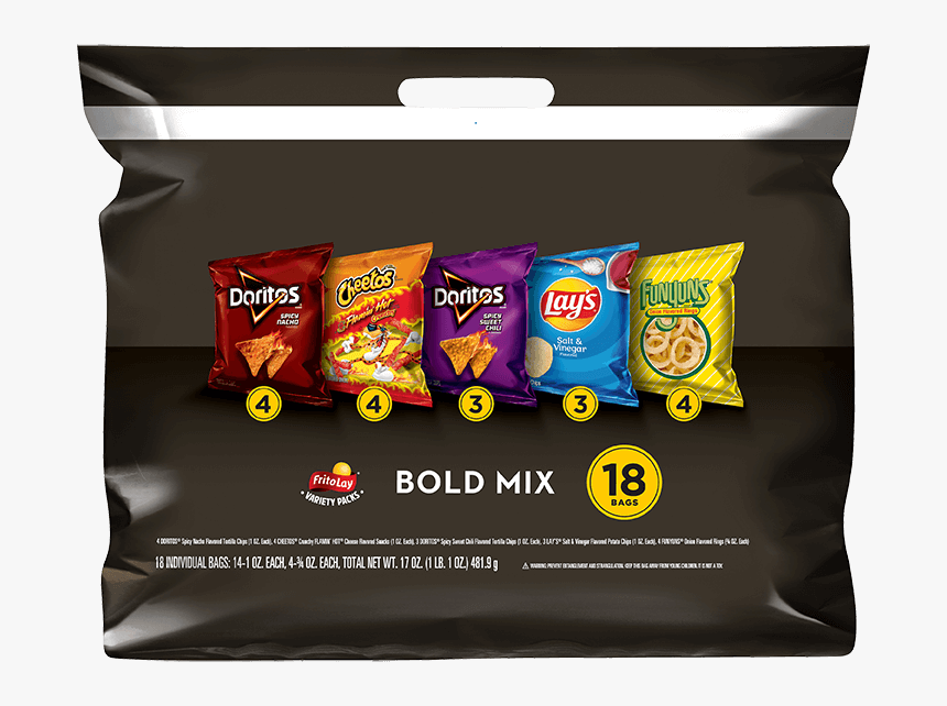Frito-lay® Bold Mix Variety Pack - Frito Lay Bold Mix, HD Png Download, Free Download