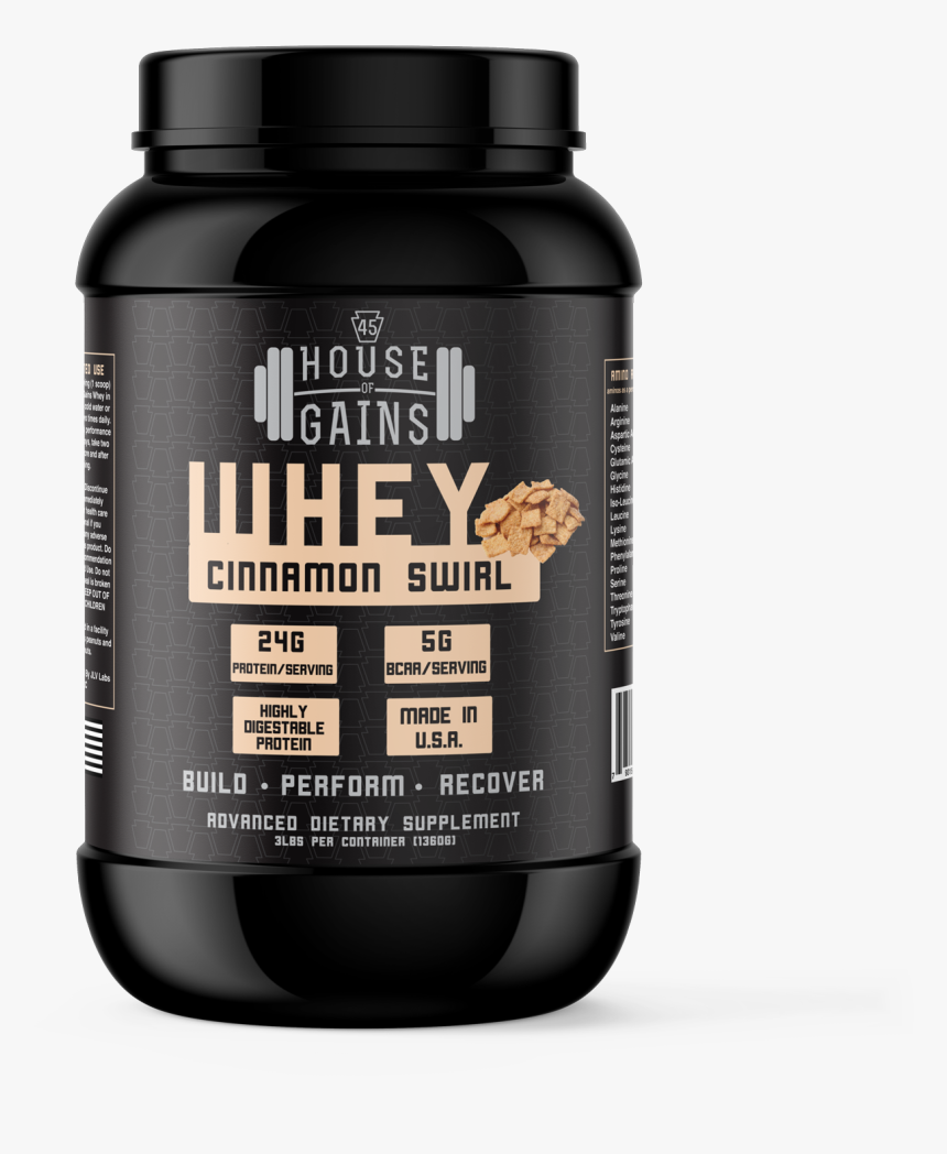 Cinnamon Swirl Whey - Whey Protein, HD Png Download, Free Download