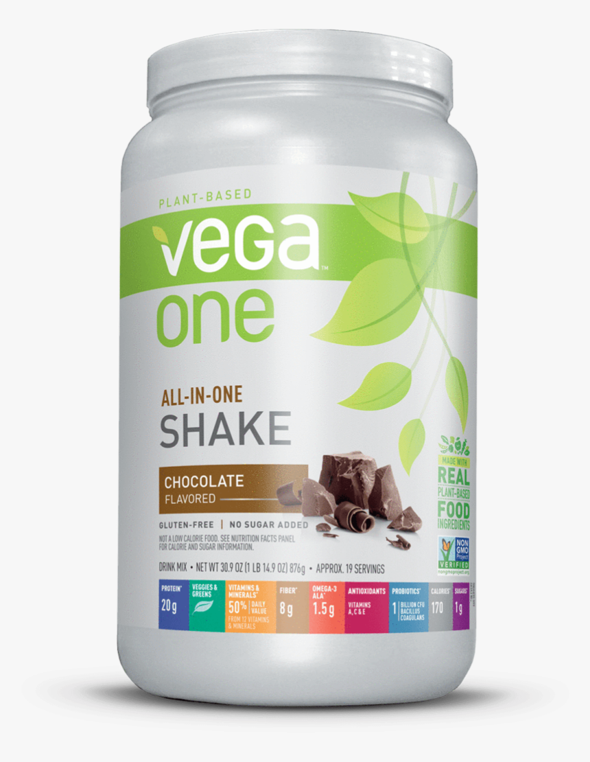 Best Vegan Protein Powder , Png Download - Vega One Protein, Transparent Png, Free Download