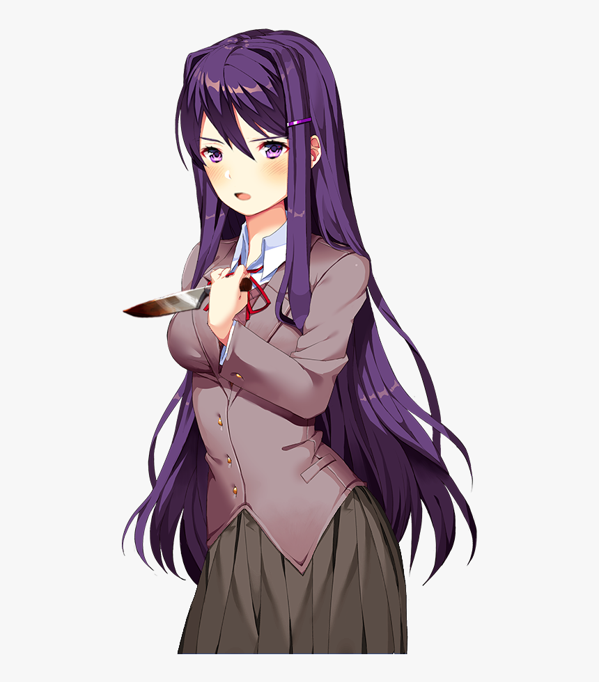 Doki Doki Literature Club Yuri Death, HD Png Download, Free Download